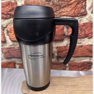 Thermos Brand THERMOcafe Style drink tumbler travel mug 12 Oz With Handle